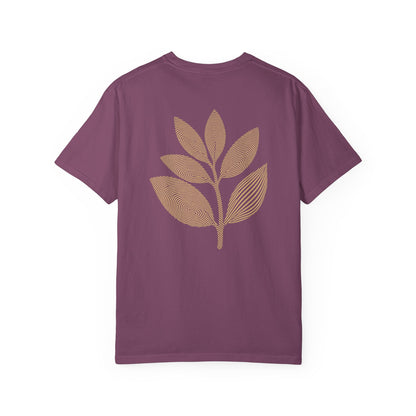 Imprint | Fingerprint Leaf Back Print T-Shirt
