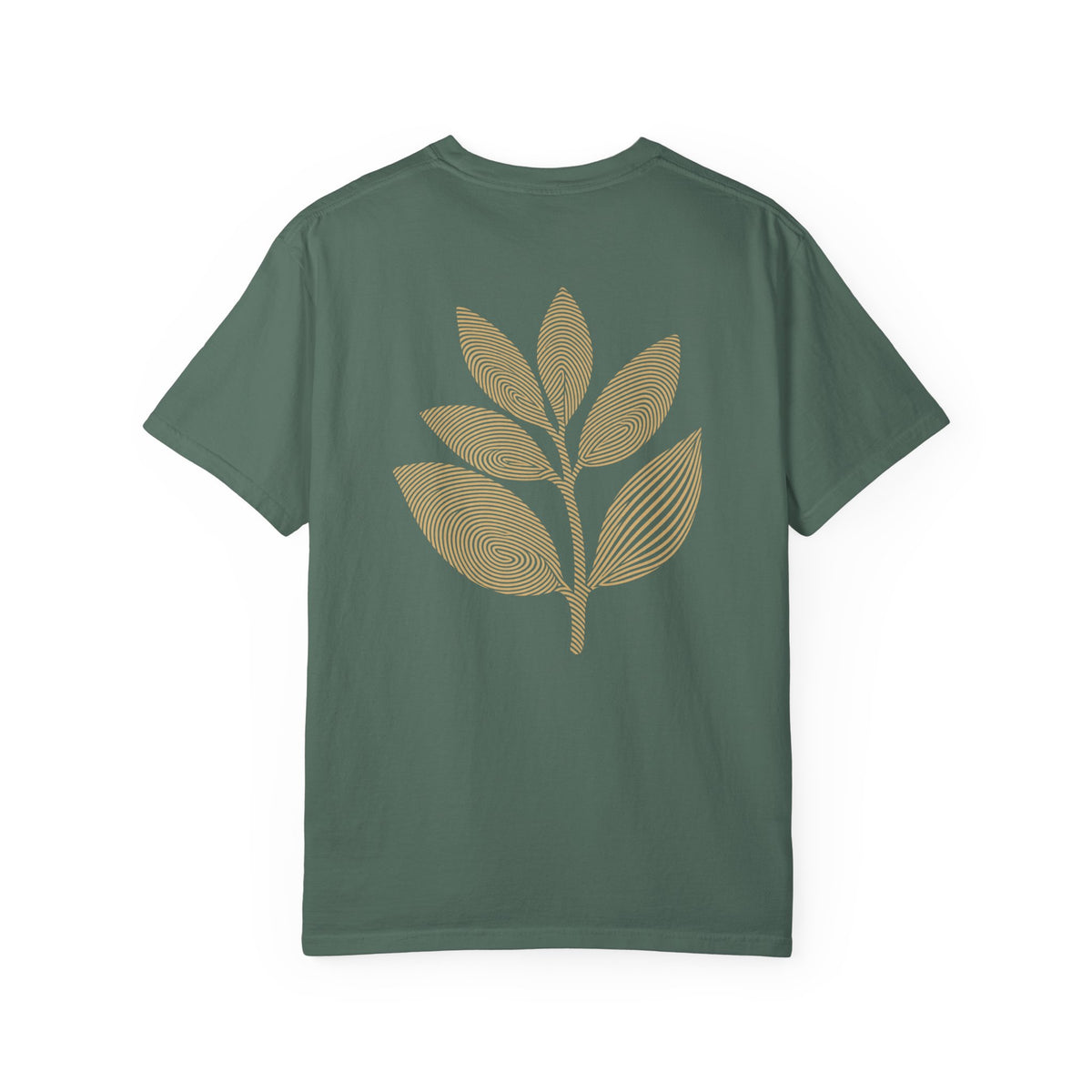 Imprint | Fingerprint Leaf Back Print T-Shirt